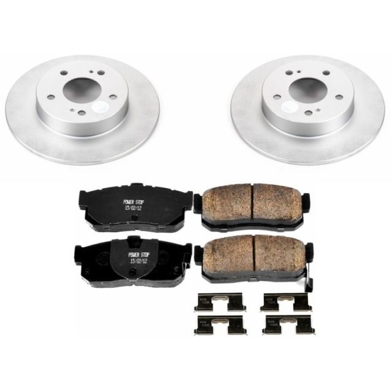 Power Stop Rear Z17 Evolution Geomet Coated Brake Kit Infiniti I30 1996-2001 / Nissan Maxima 1995-2001 | CRK1168