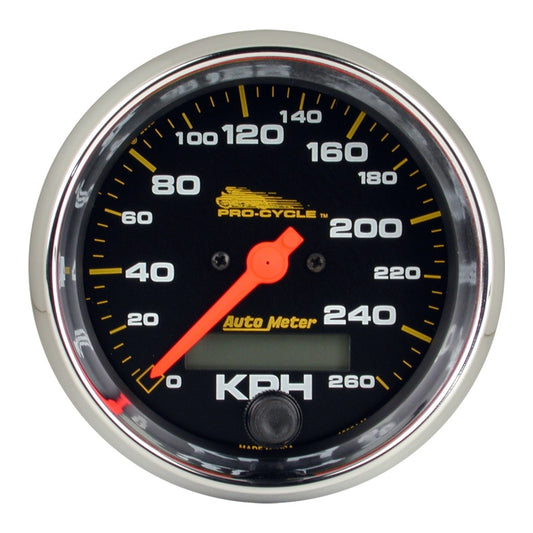 Autometer Pro-Cycle Gauge Speedometer 3 3/4in 160 Mph Electric Black Universal | 19354