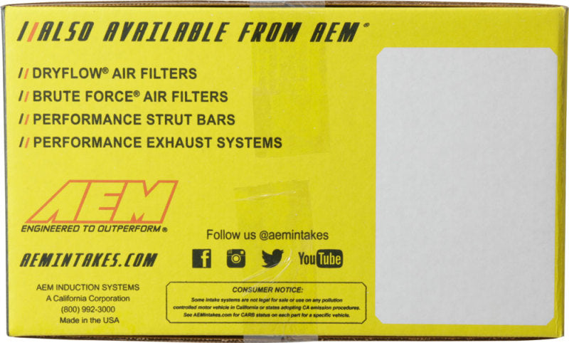 AEM Blue Short Ram Intake System Honda Civic Si 1999-2000 | 22-417B