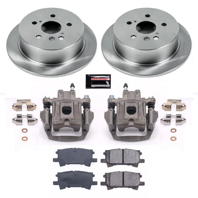 Power Stop Rear Autospecialty Brake Kit w/ Calipers Lexus RX330 2004-2006 / RX350 2007-2009 / RX400h 2006-2008 / Toyota Highlander Hybrid 2006-2007 | KCOE5333A