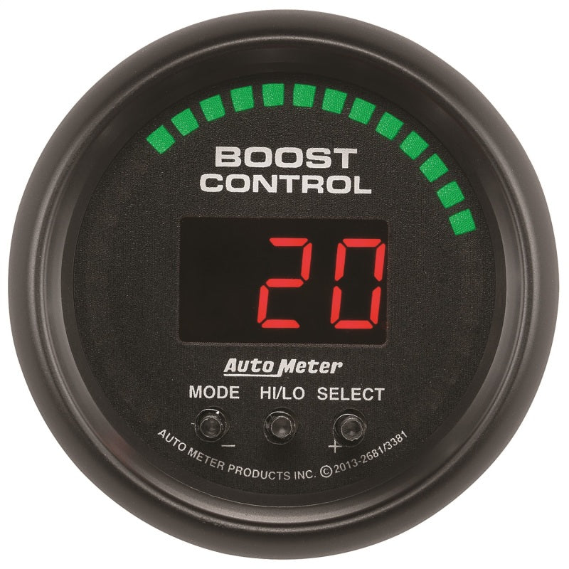 Autometer Z-Series/ES 52mm 30inHG/30psi Digital Boost Controller Universal | 2681