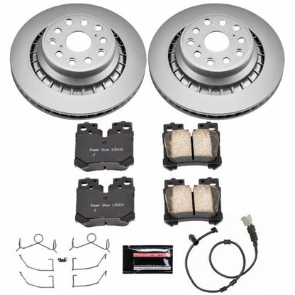 Power Stop Rear Z17 Evolution Geomet Coated Brake Kit Lexus LS460 2007-2009 / LS600h 2008-2009 | CRK4690