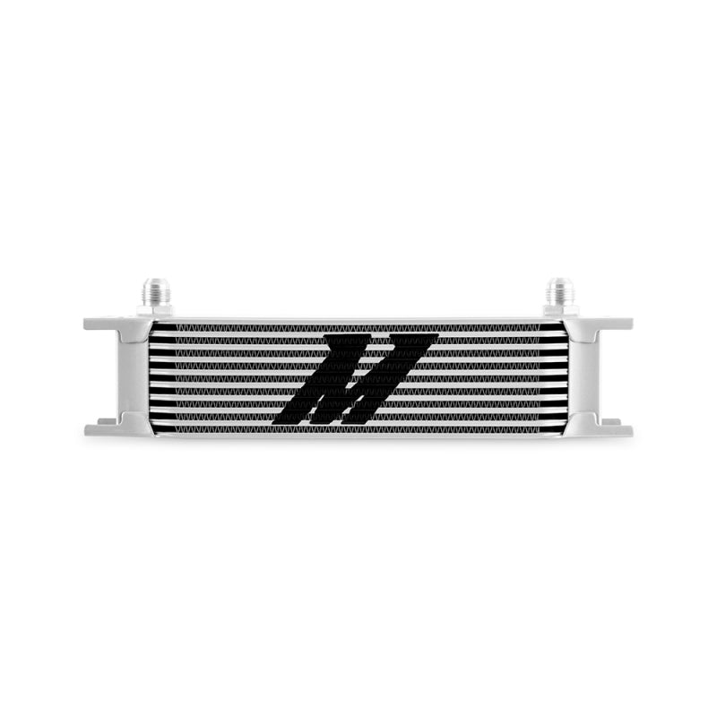 Mishimoto -8AN 10 Row Oil Cooler Silver Universal | MMOC-10-8SL