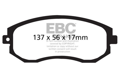 EBC 2012+ BRZ/FRS/86 2.0L Bluestuff Front Brake Pads | DP51884NDX - JDMuscleBrake PadsebcDP51884NDX