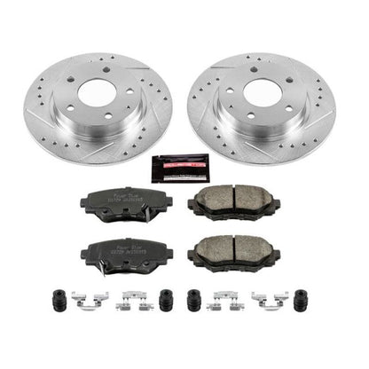 Power Stop Rear Z23 Evolution Sport Brake Kit Mazda Mazdaspeed 3 2014-2016 | K6963