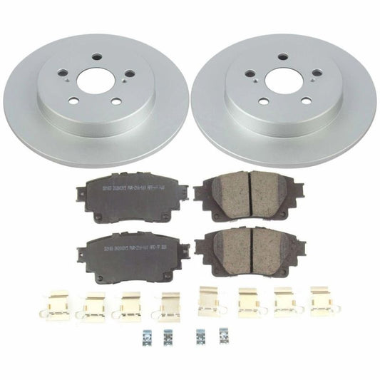 Power Stop Rear Z17 Evolution Geomet Coated Brake Kit Toyota Corolla 2019-21 | CRK8336