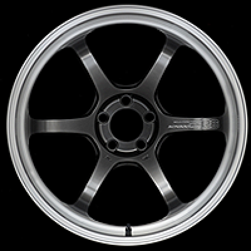 Advan R6 18x9.5 +29 5-114.3 Machining & Racing Hyper Black Wheel