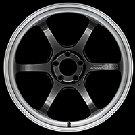 Advan R6 18x8.5 +37 5-114.3 Machining & Racing Hyper Black Wheel