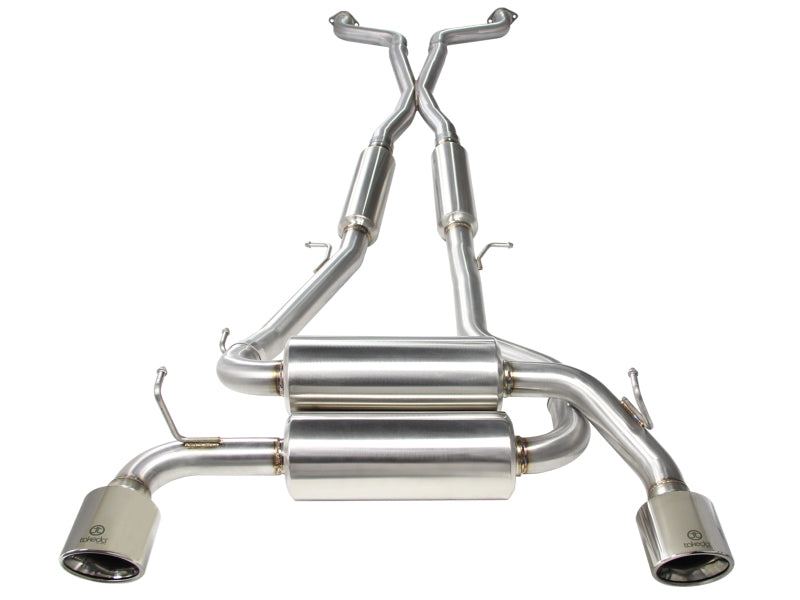 aFe Takeda 2-1/2in 304SS Cat-Back Exhaust w/ Polished Tips Infiniti G37 2008-2013 / Q60 V6-3.7 2014-2015 | 49-36103-P