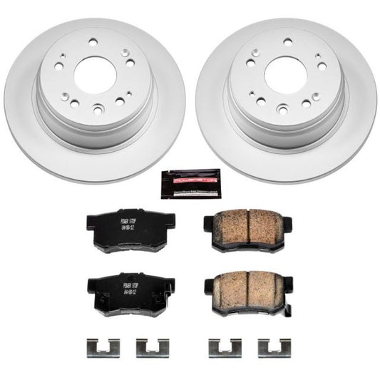 Power Stop Rear Z17 Evolution Geomet Coated Brake Kit Honda CR-V 2002-2004 | CRK6172