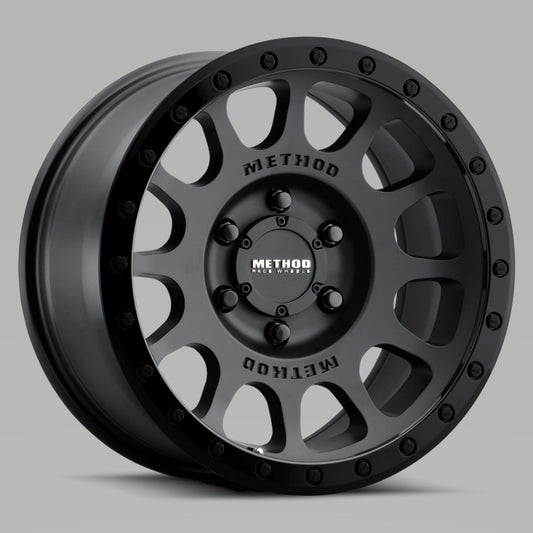 Method MR305 NV 17x8.5 0mm Offset 5x5 94mm CB Double Black Wheel | MR305785501000