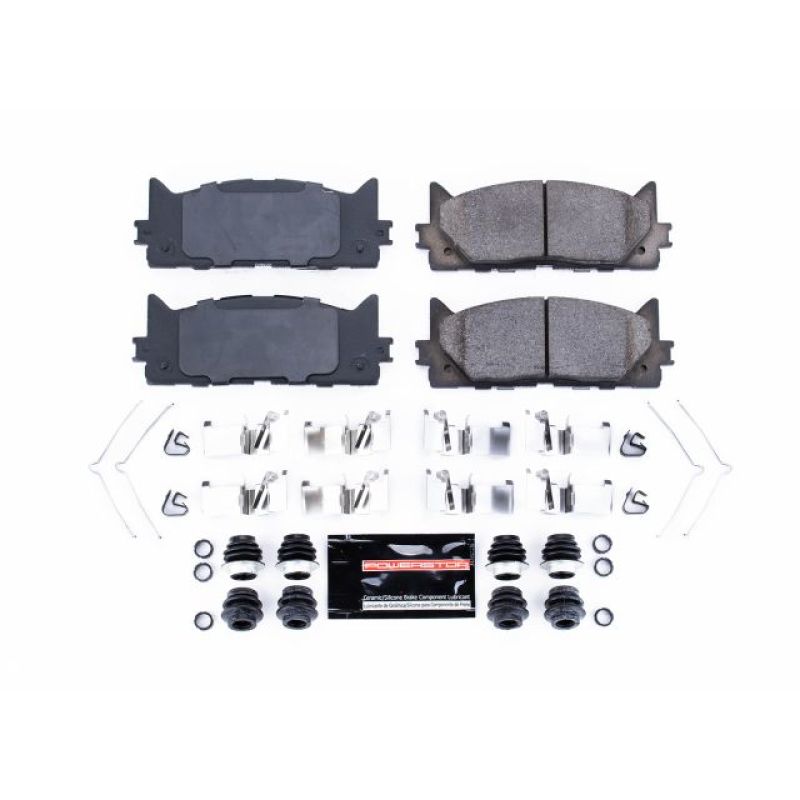 Power Stop Front Z23 Evolution Sport Brake Pads w/ Hardware Lexus ES300h 2013-2018 / ES350 2007-2018 / Toyota Avalon 2008-2018 / Camry 2007-2017 | Z23-1293