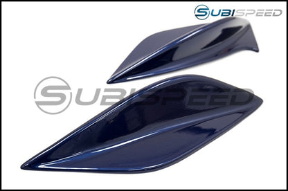 OLM STI SPOILER SIDE FIN WINGLETS GALAXY BLUE METALLIC 15-21 Subaru STI | OLM15STIFIN-E8H