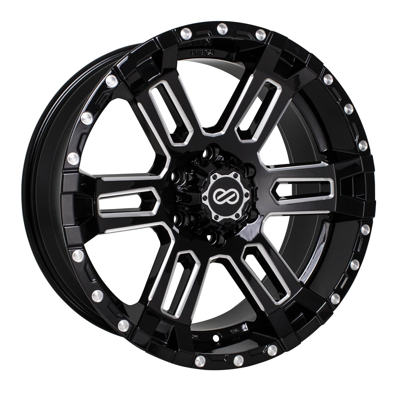 Enkei COMMANDER 18x8.5 +10mm 6x139.7 108 - Black Machined (519-885-8410BKM)-enk519-885-8410BKM-519-885-8410BKM-Wheels-Enkei-18x8.5-+10mm-6x139.7-JDMuscle