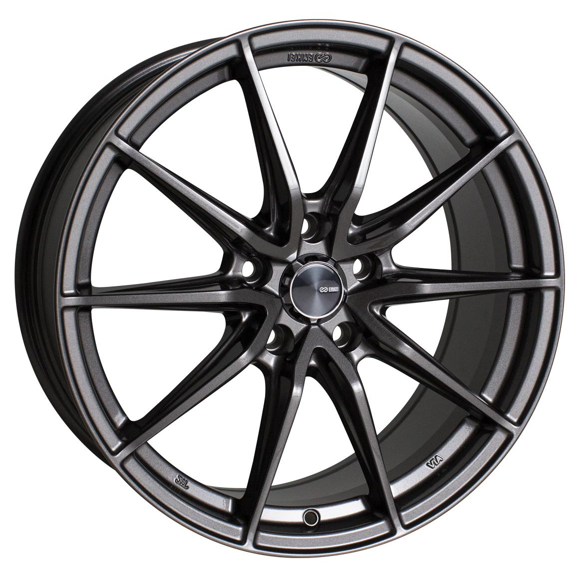 Enkei DRACO 16x7 +45mm 5x114.3 72.6 - Antrhracite (509-670-6545AP)-enk509-670-6545AP-509-670-6545AP-Wheels-Enkei-16x7-+45mm-5x114.3-JDMuscle