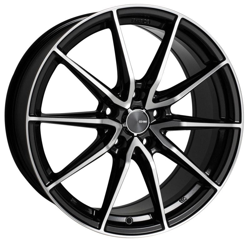 Enkei DRACO 16x7 5x114.3 45mm Offset 72.6 Bore Black Machined Wheel - JDMuscleNon - Categorizedenk509-670-6545bkm