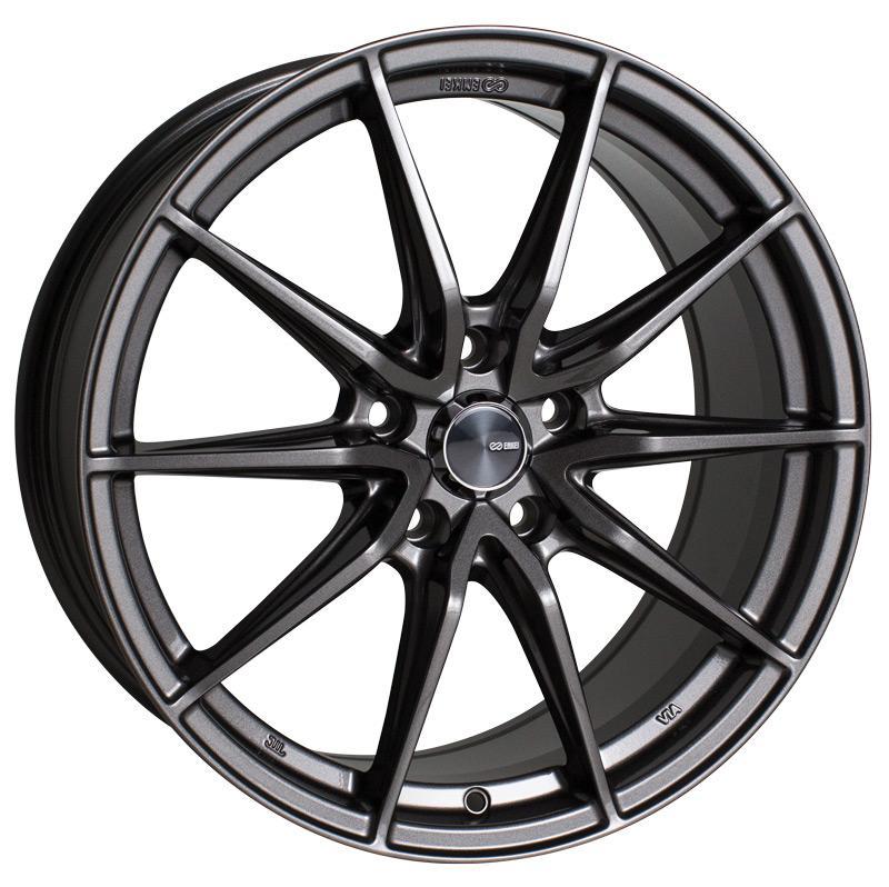 Enkei DRACO 17x7.5 +38mm 5x114.3 72.6 - Antrhracite (509-775-6538AP)-enk509-775-6538AP-509-775-6538AP-Wheels-Enkei-17x7.5-+38mm-5x114.3-JDMuscle