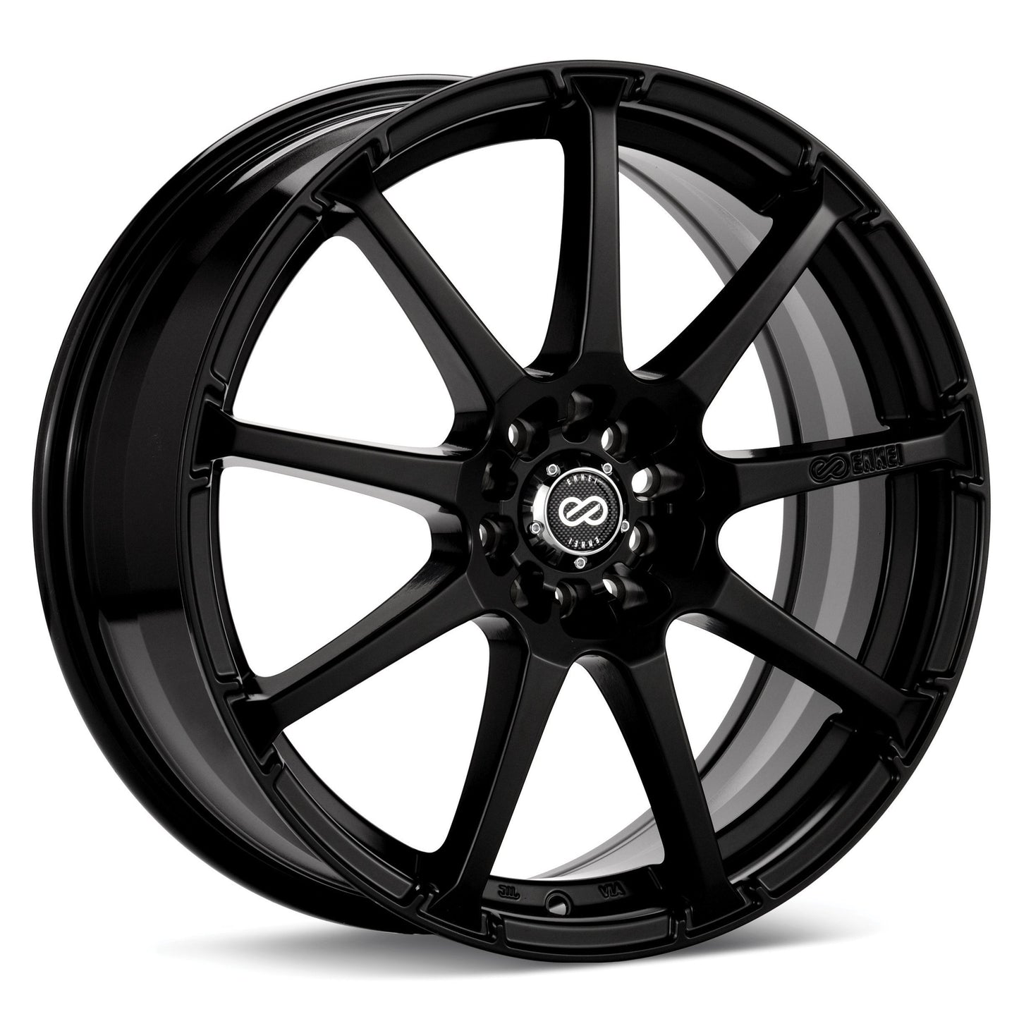 Enkei EDR9 16x7 +38mm 4x100/108 72.6 - Black Paint (441-670-1138BK)-enk441-670-1138BK-441-670-1138BK-Wheels-Enkei-16x7-+38mm-4x100/108-JDMuscle