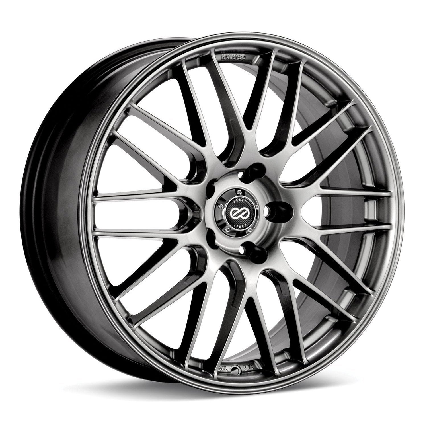 Enkei EKM3 17x7 +45mm 5x114.3 72.6 - Hyper Silver (442-770-6545HS)-enk442-770-6545HS-442-770-6545HS-Wheels-Enkei-17x7-+45mm-5x114.3-JDMuscle