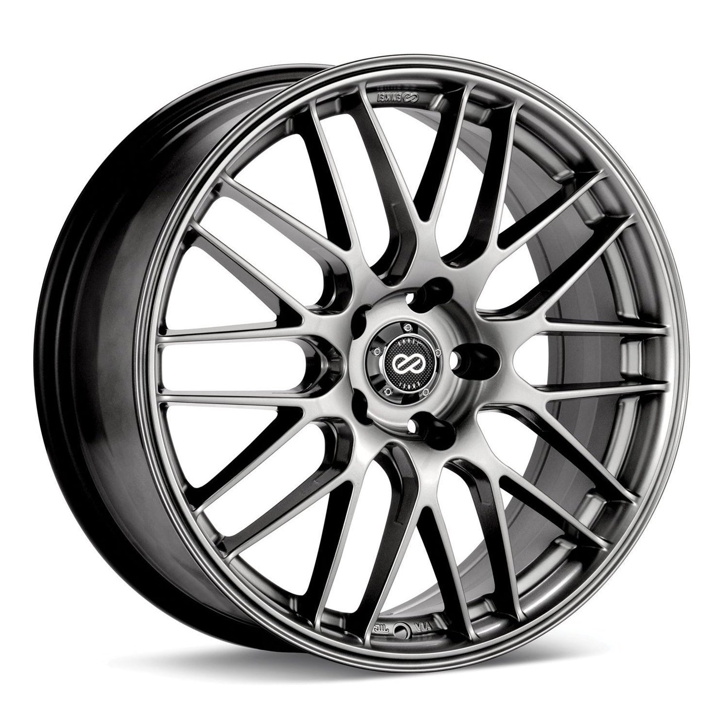 Enkei EKM3 18x8 +45mm 5x112 72.6 - Hyper Silver (442-880-4445HS)-enk442-880-4445HS-442-880-4445HS-Wheels-Enkei-18x8-+45mm-5x112-JDMuscle