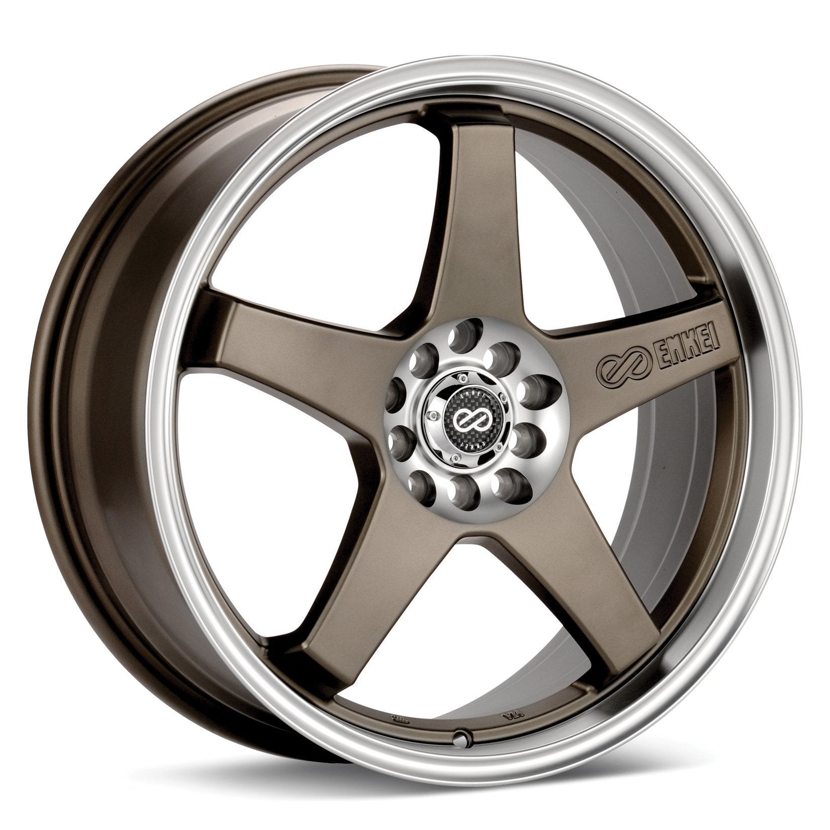 Enkei EV5 17x7 +38mm 4x100/114.3 72.6 - Bronze Paint (446-770-0138ZP)-enk446-770-0138ZP-446-770-0138ZP-Wheels-Enkei-17x7-+38mm-4x100/114.3-JDMuscle