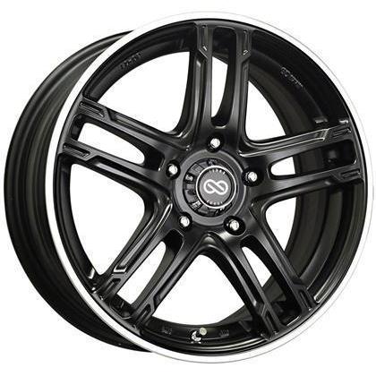 Enkei FD-05 16x7 +38mm 5x114.3 72.6 - Black Mach (434-670-6538BKM)-enk434-670-6538BKM-434-670-6538BKM-Wheels-Enkei-16x7-+38mm-5x114.3-JDMuscle