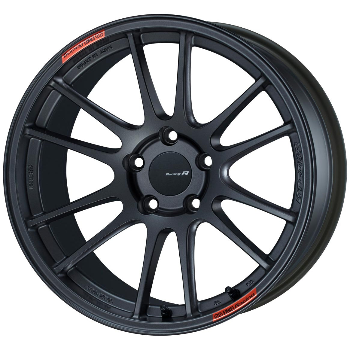 Enkei GTC01RR 18x8.5 +35mm 5x112 66.5 - Matte Gunmetal (504-885-4535GM)-enk504-885-4535GM-504-885-4535GM-Wheels-Enkei-18x8.5-+35mm-5x112-JDMuscle