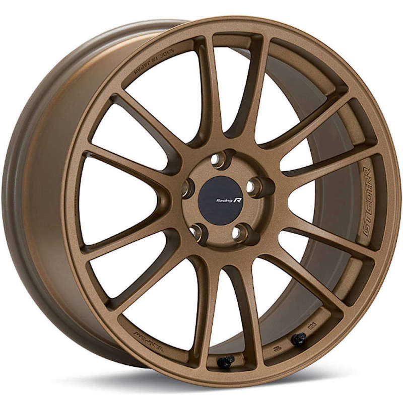 Enkei GTC01RR 18x9.5 5x114.3 22mm Offset Titanium Gold Wheel *Special Order* - JDMuscleNon - Categorizedenk504-895-6522GG