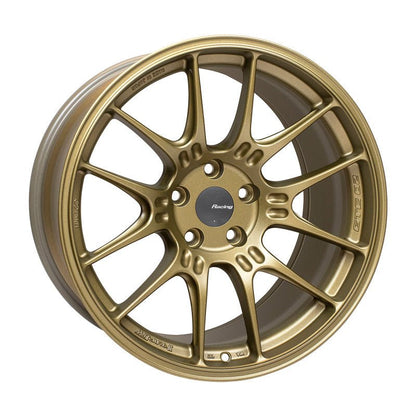Enkei GTC02 18x10 5x112 32mm Offset 66.5mm Bore Titanium Gold Wheel - JDMuscleNon - Categorizedenk534-810-4432GG
