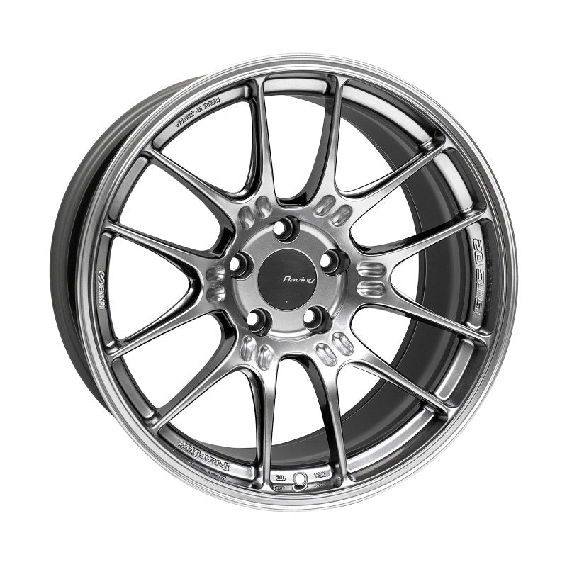 Enkei GTC02 18x9.5 5x114.3 15mm Offset 75mm Bore Hyper Silver Wheel - JDMuscleNon - Categorizedenk534-895-6515HS