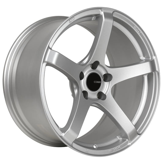 Enkei KOJIN 18x8 +40mm 5x114.3 72.6 - Silver Paint (476-880-6540SP)-enk476-880-6540SP-476-880-6540SP-Wheels-Enkei-18x8-+40mm-5x114.3-JDMuscle