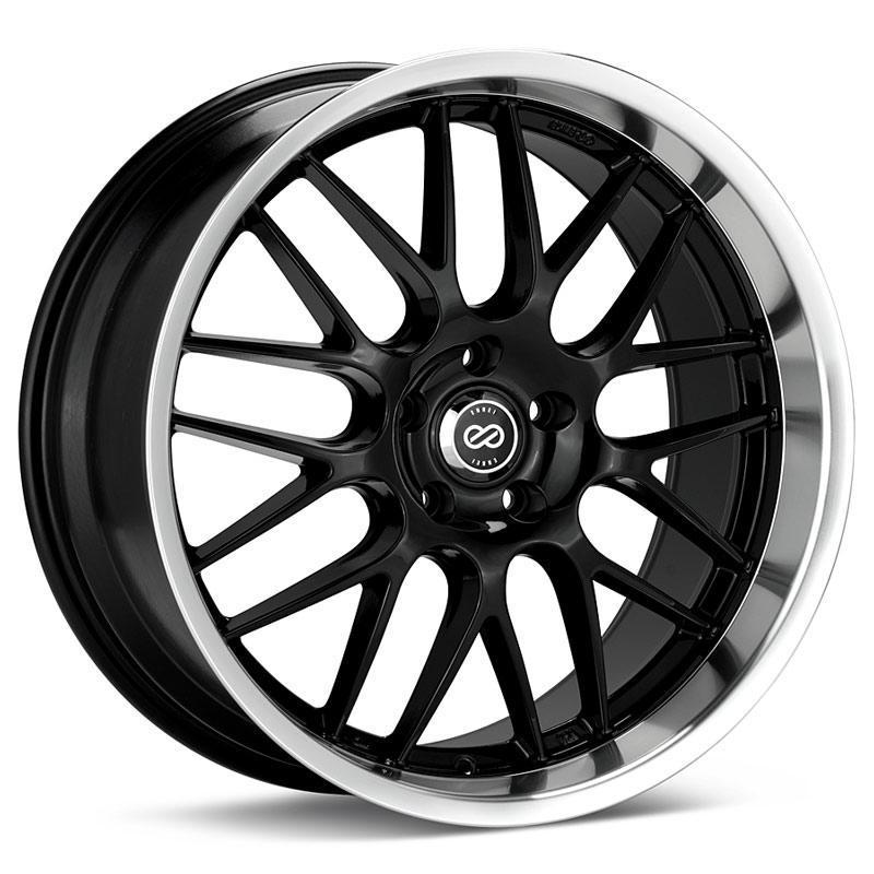 Enkei LUSSO 18x8 +45mm 5x112 72.6 - Black Paint (469-880-4445BK)-enk469-880-4445BK-469-880-4445BK-Wheels-Enkei-18x8-+45mm-5x112-JDMuscle