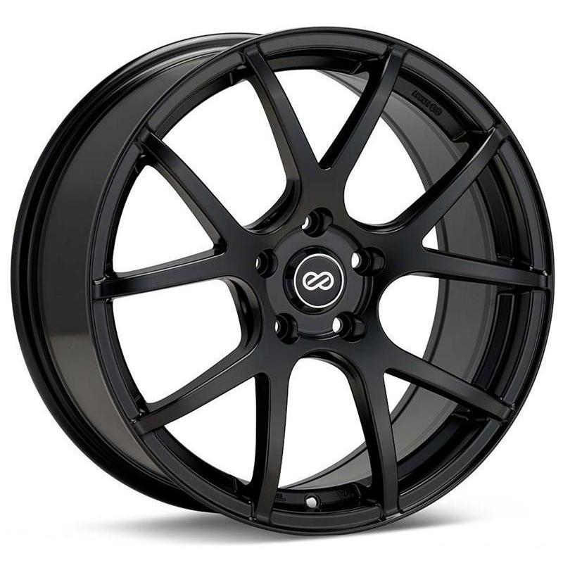 Enkei M52 16x7 +38mm 5x100 72.6 - Black Paint (480-670-8038BK)-enk480-670-8038BK-480-670-8038BK-Wheels-Enkei-16x7-+38mm-5x100-JDMuscle