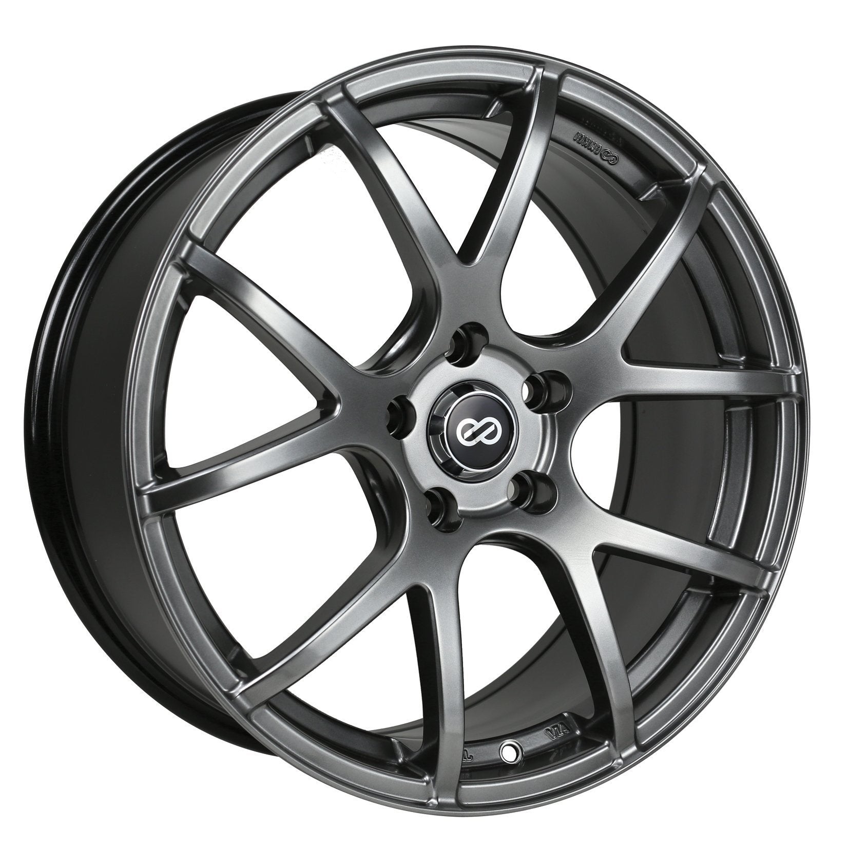 Enkei M52 17x7.5 +50mm 5x114.3 72.6 - Hyper Black (480-775-6550HB)-enk480-775-6550HB-480-775-6550HB-Wheels-Enkei-17x7.5-+50mm-5x114.3-JDMuscle