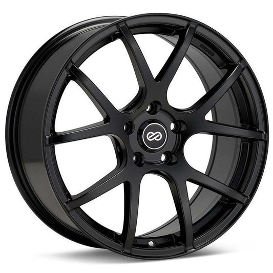 Enkei M52 18x8 +40mm 5x110 72.6 - Black Paint (480-880-5140BK)-enk480-880-5140BK-480-880-5140BK-Wheels-Enkei-18x8-+40mm-5x110-JDMuscle