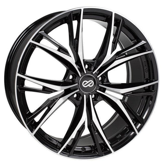 Enkei ONX 17x7.5 +45mm 5x100 72.6 - Black Machined (505-775-8045BKM)-enk505-775-8045BKM-505-775-8045BKM-Wheels-Enkei-17x7.5-+45mm-5x100-JDMuscle