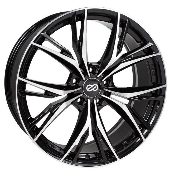 Enkei ONX 18x8 +40mm 5x114.3 72.6 - Black Machined (505-880-6540BKM)-enk505-880-6540BKM-505-880-6540BKM-Wheels-Enkei-18x8-+40mm-5x114.3-JDMuscle