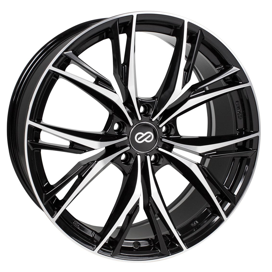 Enkei ONX 20x8.5 +40mm 5x112 72.6 - Black Machined (505-285-4435BKM)-enk505-285-4435BKM-505-285-4435BKM-Wheels-Enkei-20x8.5-+40mm-5x112-JDMuscle