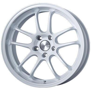 Enkei PF01EVO 17x9 +12mm 5x114.3 75 - White Paint (489-790-6512WP)-enk489-790-6512WP-489-790-6512WP-Wheels-Enkei-17x9-+12mm-5x114.3-JDMuscle