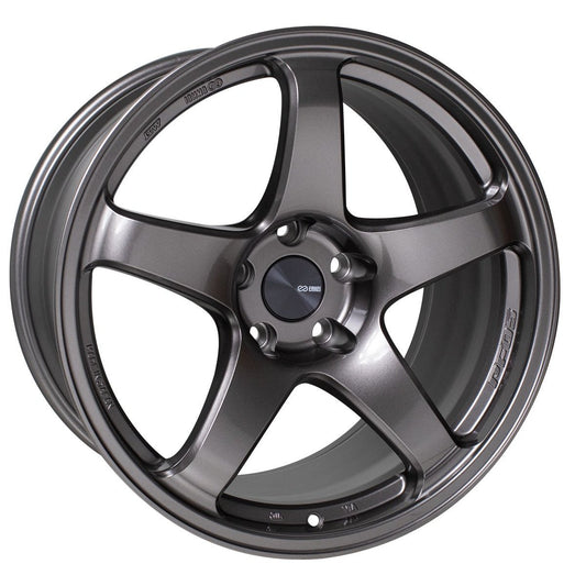 Enkei PF05 16x7 +48mm 5x100 75 - Dark Silver (527-670-8048DS)-enk527-670-8048DS-527-670-8048DS-Wheels-Enkei-16x7-+48mm-5x100-JDMuscle