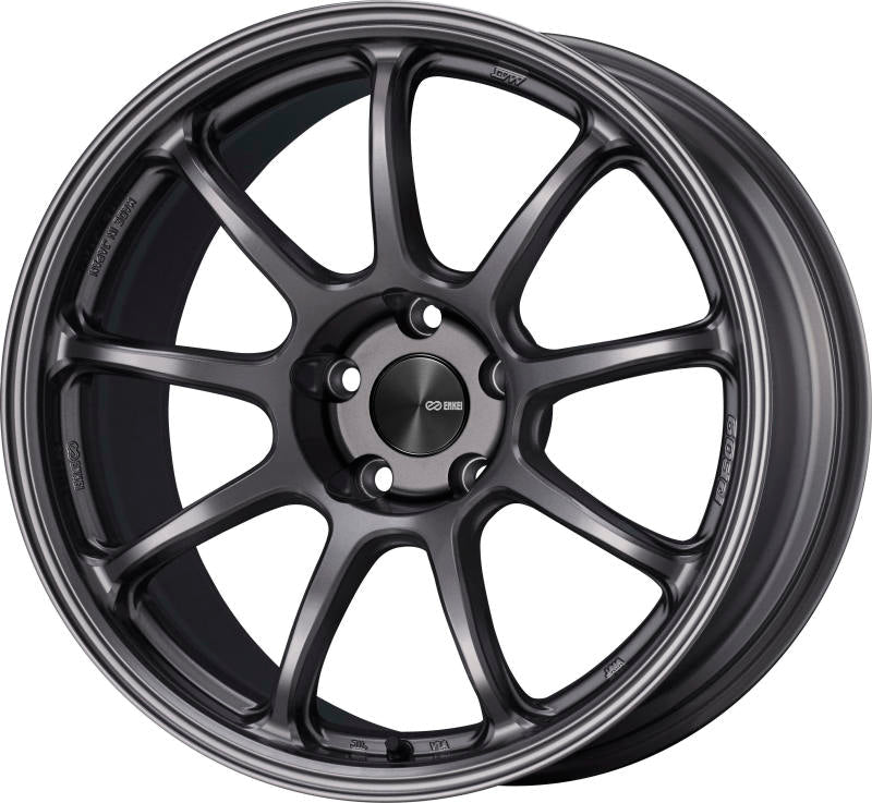 Enkei PF09 18x9 5x114.3 30mm Offset 75mm Bore Dark Silver Wheel - JDMuscleNon - Categorizedenk540-890-6530DS