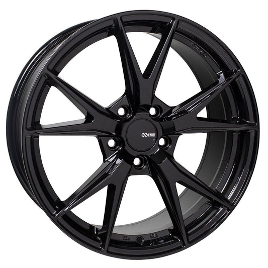 Enkei PHOENIX 17x7.5 +45mm 5x114.3 72.6 - Gloss Black (523-775-6545BK)-enk523-775-6545BK-523-775-6545BK-Wheels-Enkei-17x7.5-+45mm-5x114.3-JDMuscle