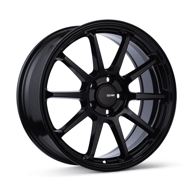 Enkei PX - 10 18x8 5x112 45mm Offset 72.6mm Bore Gloss Black Wheel - JDMuscleNon - Categorizedenk536-880-4445BK