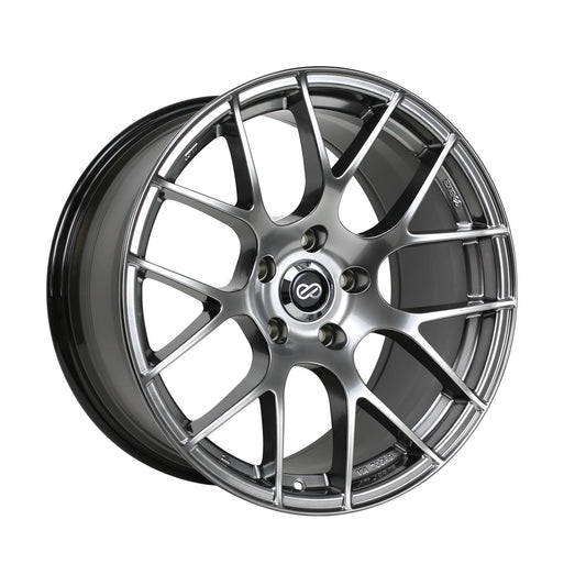 Enkei RAIJIN 18x10.5 +25mm 5x114.3 72.6 - Hyper Silver (467-8105-6525HS)-enk467-8105-6525HS-467-8105-6525HS-Wheels-Enkei-18x10.5-+25mm-5x114.3-JDMuscle