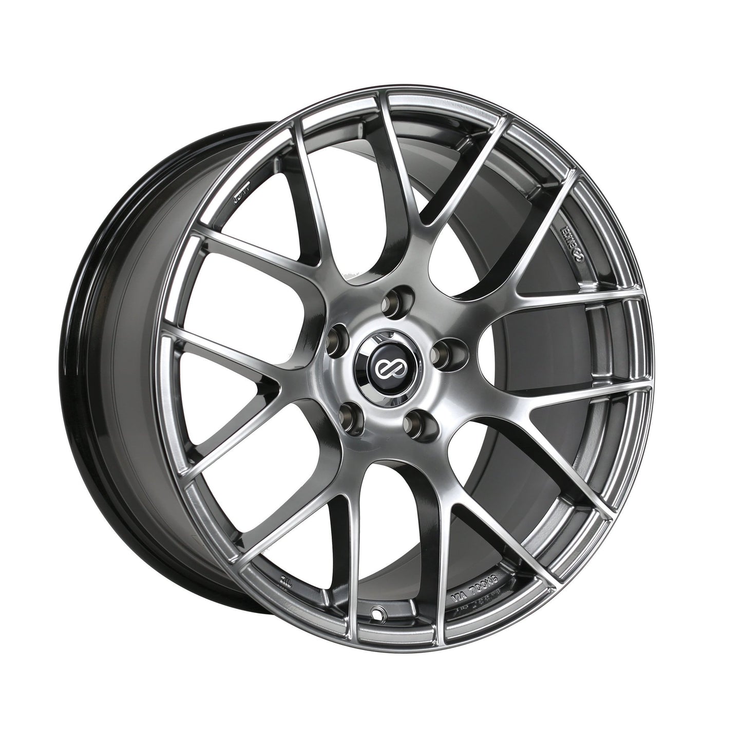 Enkei RAIJIN 18x8 +32mm 5x120 72.6 - Hyper Silver (467-880-1232HS)-enk467-880-1232HS-467-880-1232HS-Wheels-Enkei-18x8-+32mm-5x120-JDMuscle