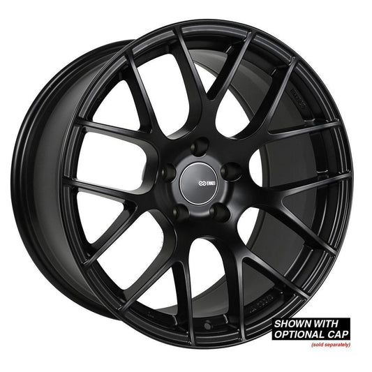 Enkei RAIJIN 18x8 +32mm 5x120 72.6 - Black Paint (467-880-1232BK)-enk467-880-1232BK-467-880-1232BK-Wheels-Enkei-18x8-+32mm-5x120-JDMuscle