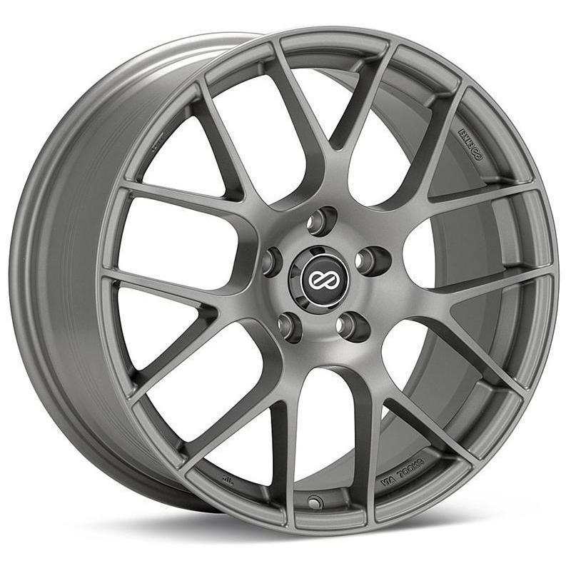 Enkei RAIJIN 18x8 +42mm 5x120 72.6 - Gunmetal Paint (467-880-1242GM)-enk467-880-1242GM-467-880-1242GM-Wheels-Enkei-18x8-+42mm-5x120-JDMuscle