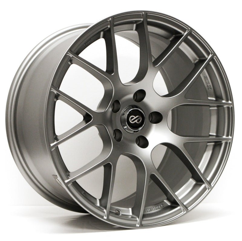 Enkei Raijin 18x9.5 45mm Offset 5x100 Bolt Pattern 72.6 Hub Bore Titanium Gray Wheel *Min Qty 60* - JDMuscleNon - Categorizedenk467-895-8045GM