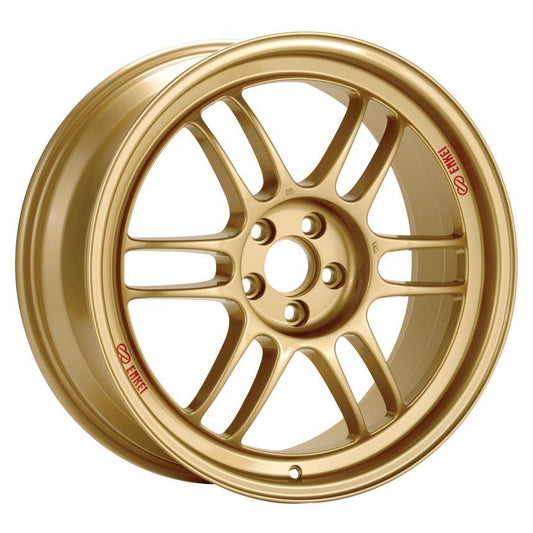 Enkei RPF1 17x8 +45mm 5x100 73 - Gold Paint (3797808045GG)-enk3797808045GG-3797808045GG-Wheels-Enkei-17x8-+45mm-5x100-JDMuscle