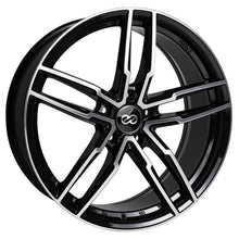 Enkei SS05 17x7.5 +45mm 5x100 72.6 - Black Mach | 511-775-8045BKM